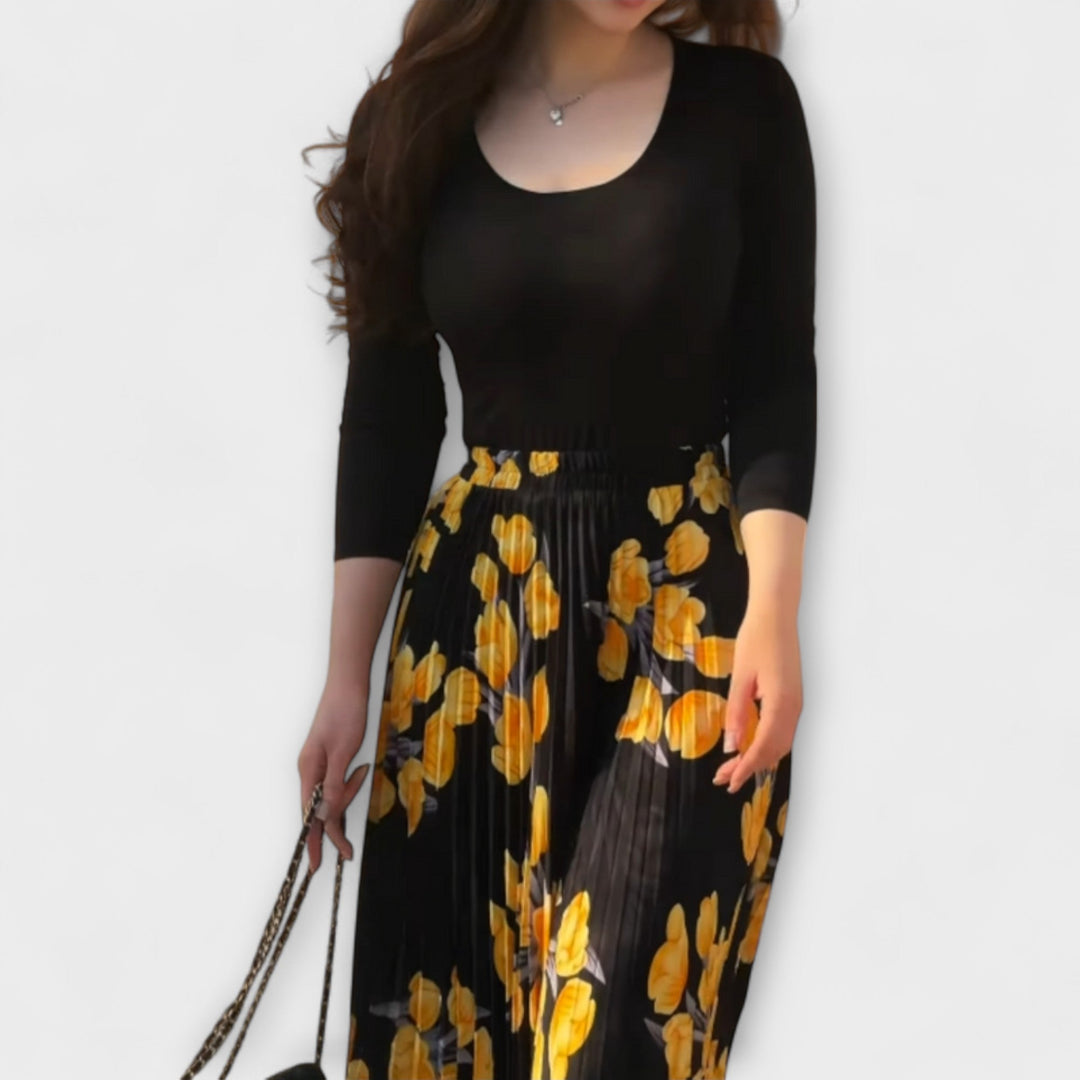 Emily & Isabella Brooks | Pleated Skirt and Top Ensemble