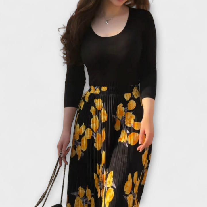 Emily & Isabella Brooks | Pleated Skirt and Top Ensemble