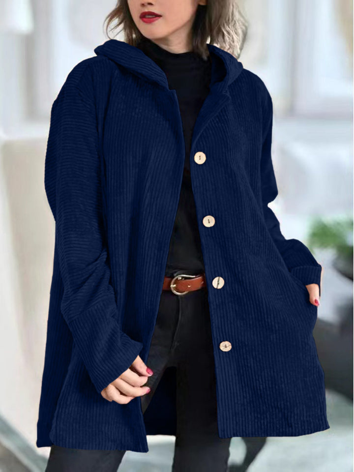 Emily & Isabella Brooks | Corduroy Jacket with Hood