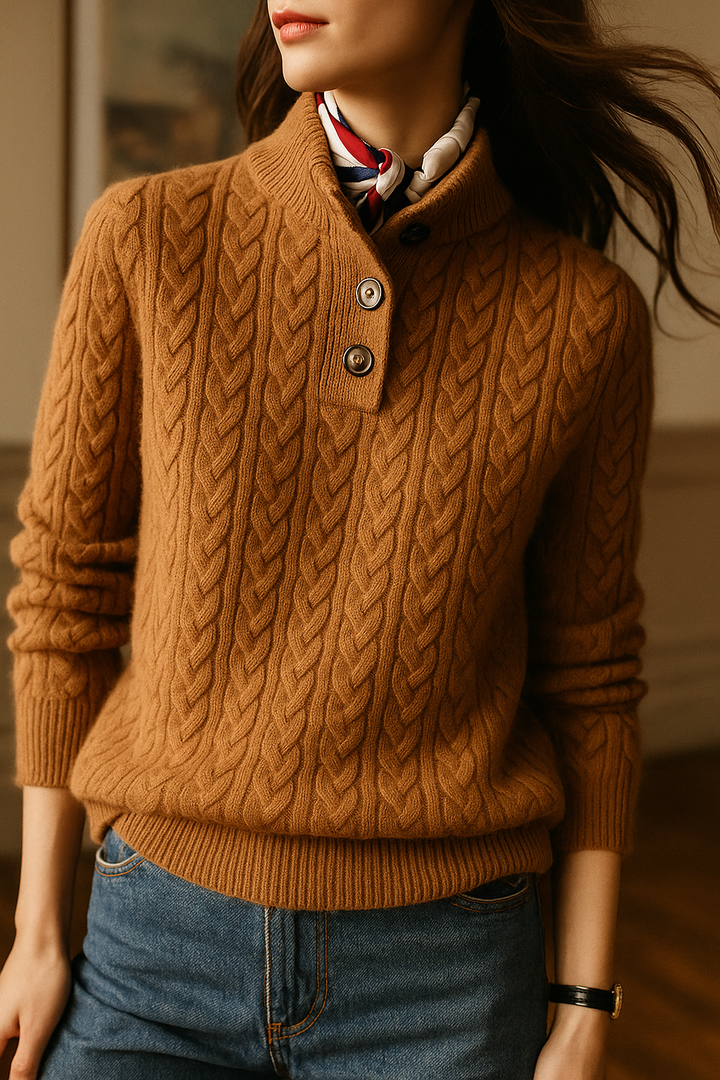 Emily & Isabella Brooks | Button-Up Sweater