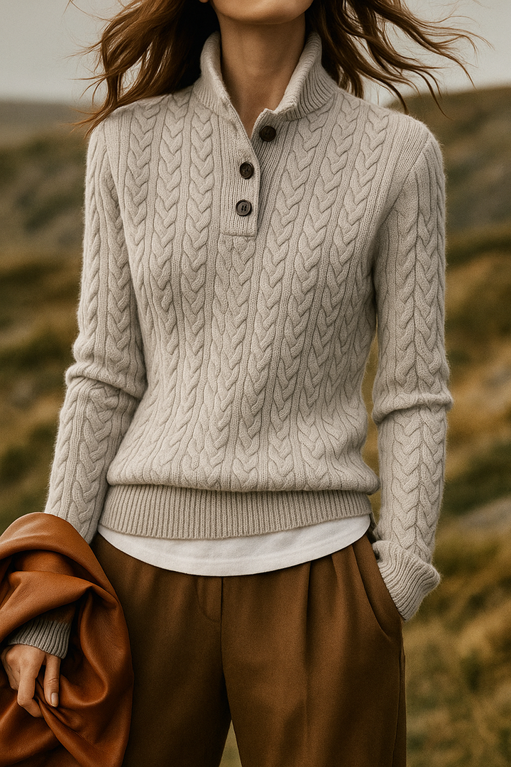 Emily & Isabella Brooks | Button-Up Sweater