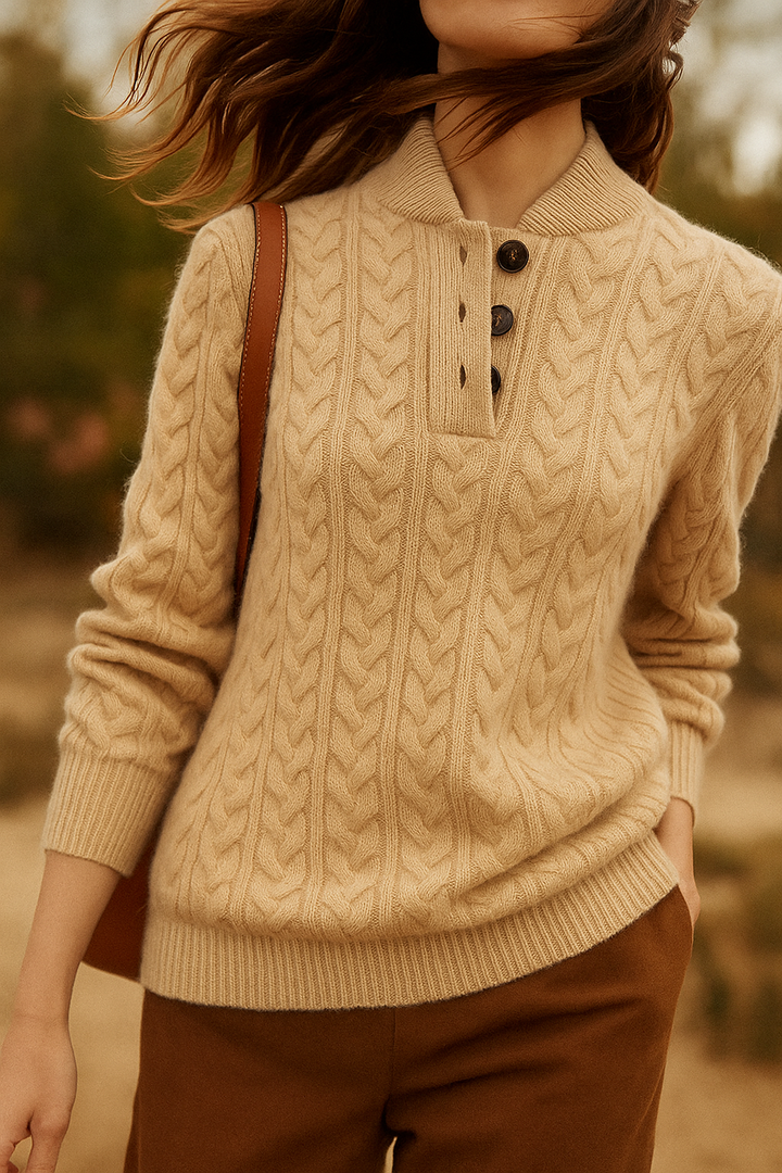 Emily & Isabella Brooks | Button-Up Sweater