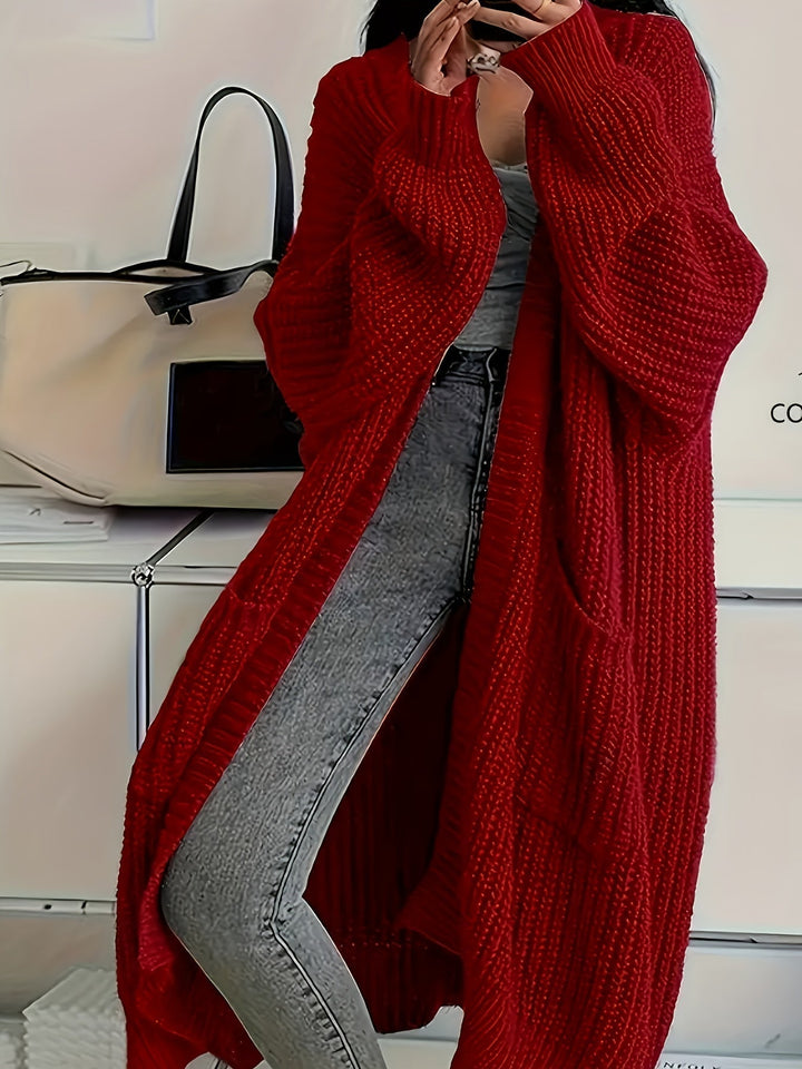 Emily & Isabella Brooks | Longline Cardigan in Cozy Fabric