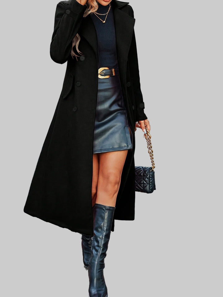 Emily & Isabella Brooks | Double-Breasted Wool Coat