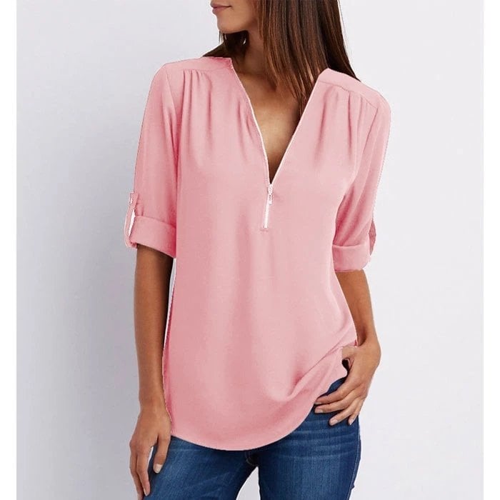 Emily & Isabella Brooks | Zipper Blouse