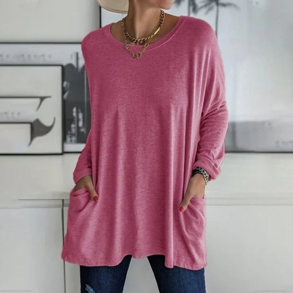 Emily & Isabella Brooks | Relaxed Long Sleeve Top