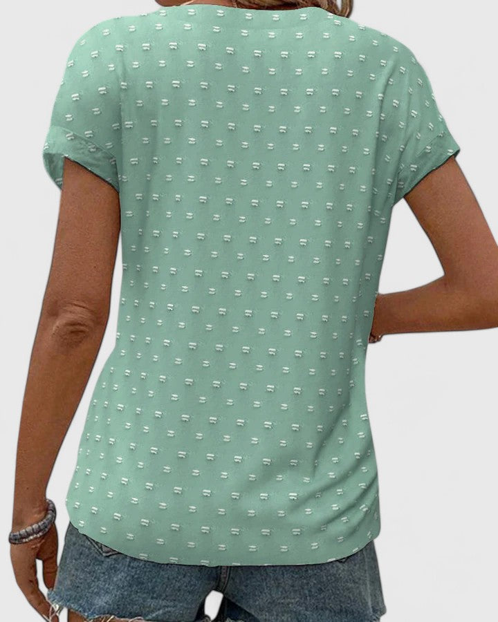 Emily & Isabella Brooks | Comfortable V-Neck Shirt