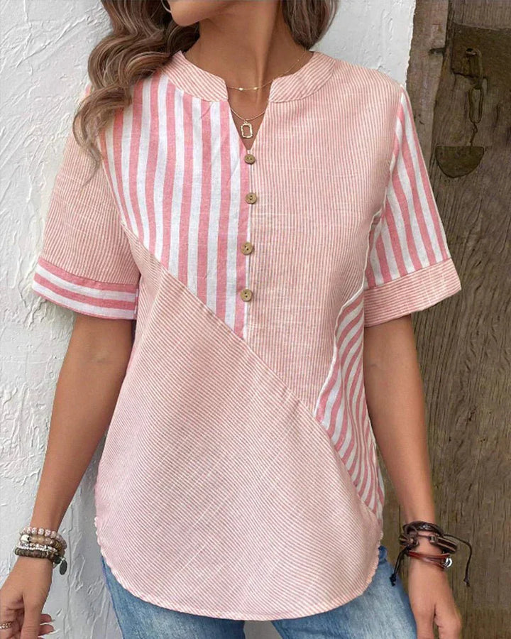 Emily & Isabella Brooks | Soft Striped Blouse