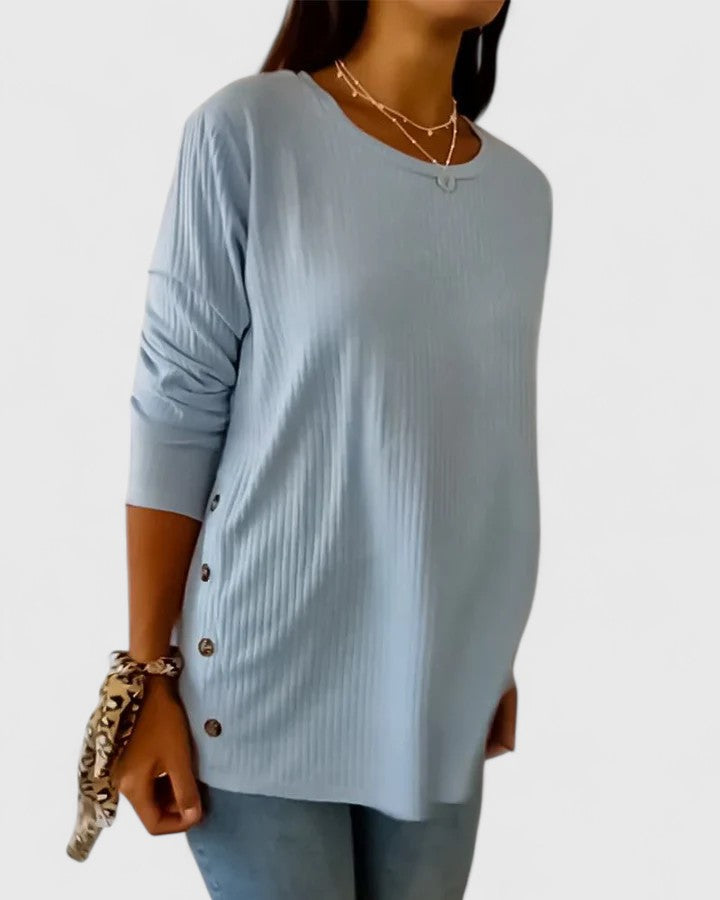Emily & Isabella Brooks | Elegant Crew Top