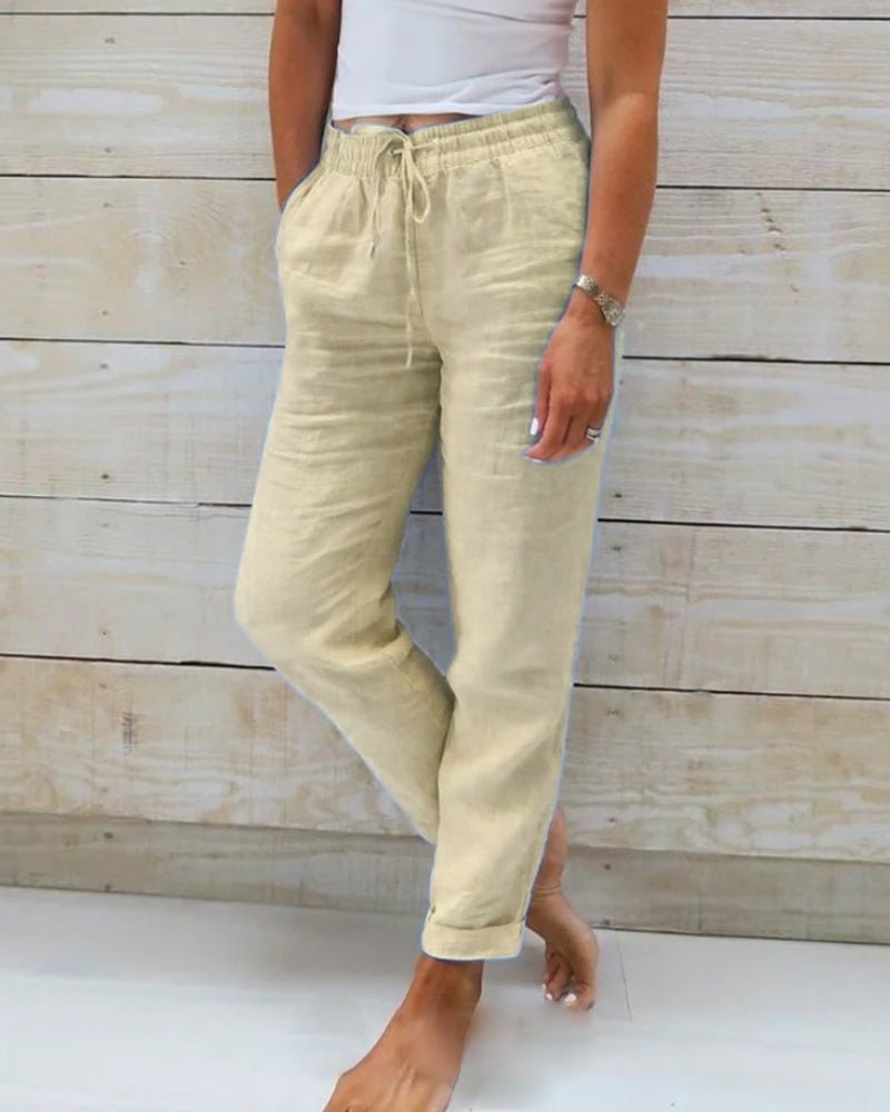 Emily & Isabella Brooks | Sleek Comfort Trousers