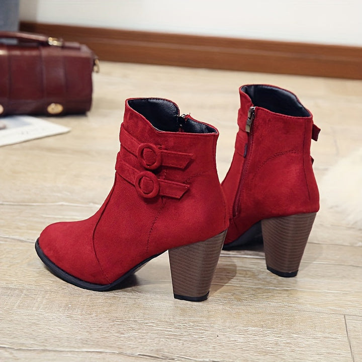 Emily & Isabella Brooks | Block Heel Ankle Boots