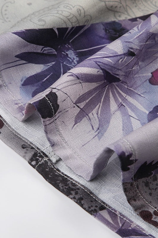 Emily & Isabella Brooks | Botanical Print Bodycon Maxi Skirt