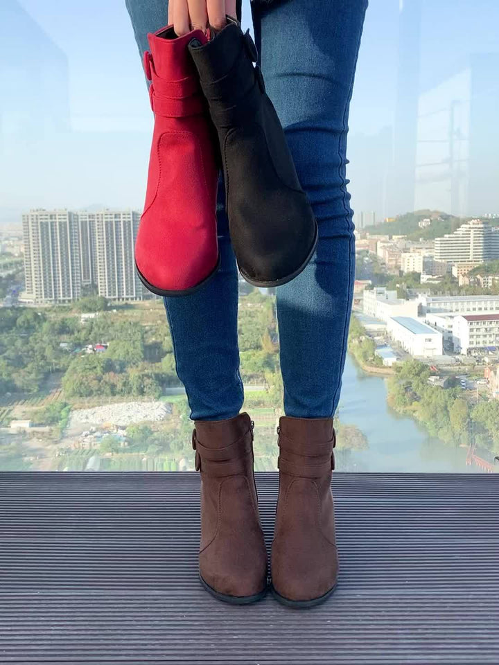 Emily & Isabella Brooks | Block Heel Ankle Boots