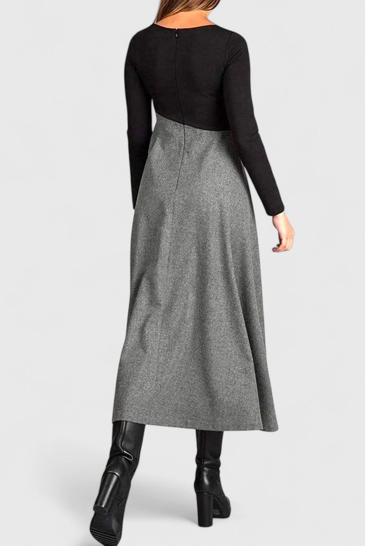 Emily & Isabella Brooks | Long Sleeve Maxi Dress
