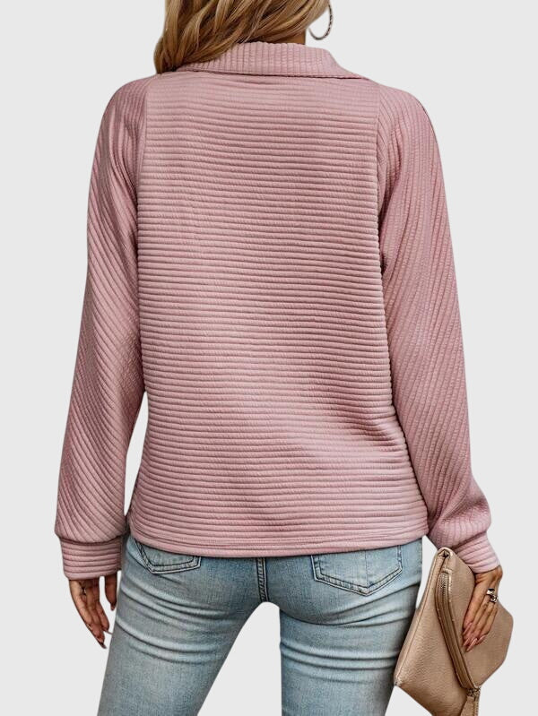 Emily & Isabella Brooks | Elegant Sweater with Zipper