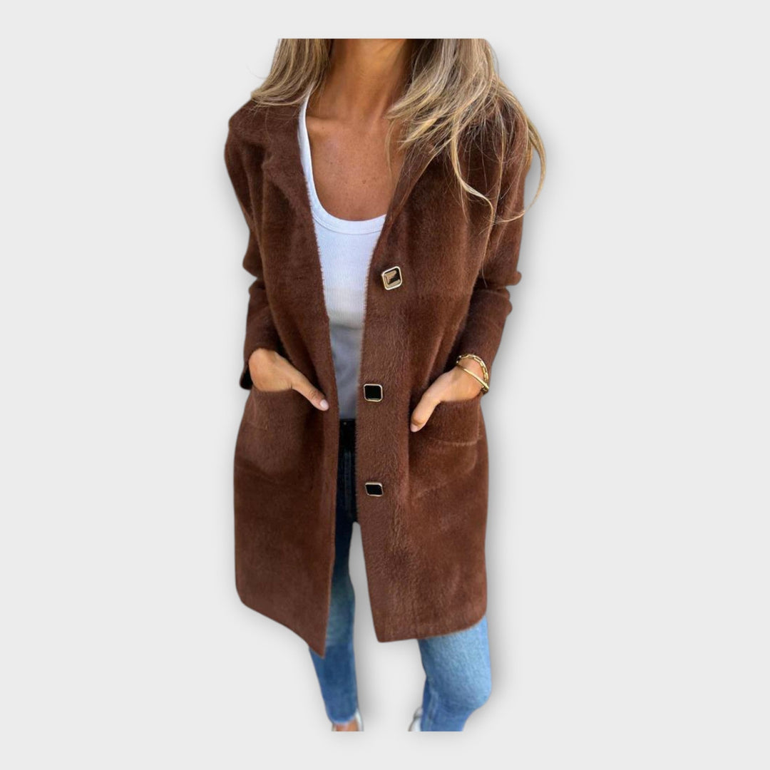 Emily & Isabella Brooks | Wool Coat with Closure