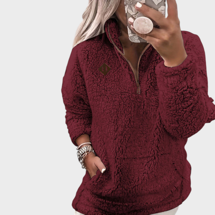 Emily & Isabella Brooks | Fleece-Lined Zip-Up Hoodie