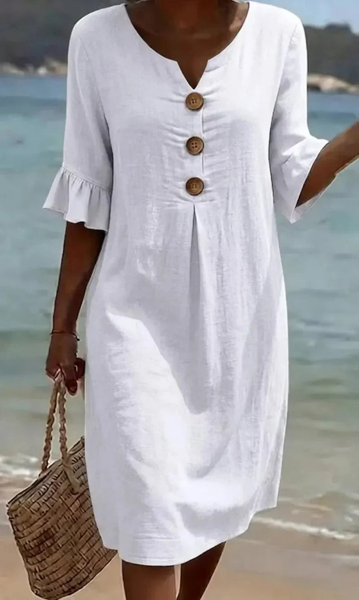Emily & Isabella Brooks | Textured Long Sleeve Dress