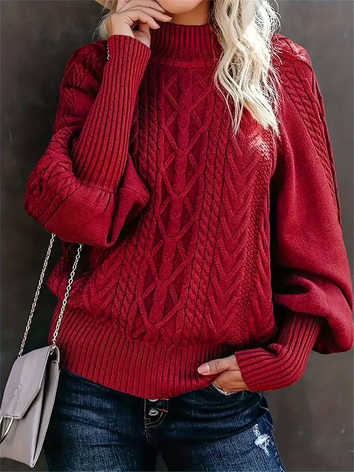 Emily & Isabella Brooks | Casual Long Sleeve Knitted Sweater