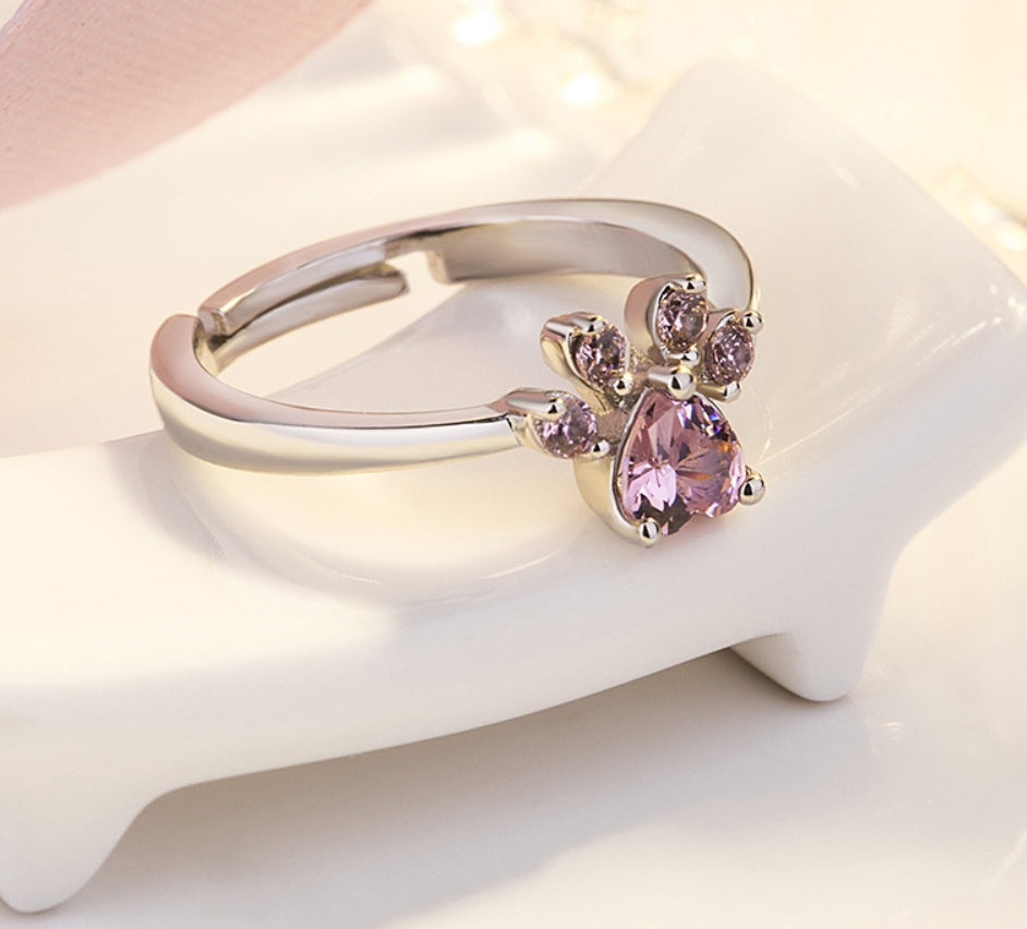 Emily & Isabella Brooks | Rose Gold Jewelry Set – 4 Pieces with Zirconia Heart (Ring, Necklace, Earrings, Bracelet)