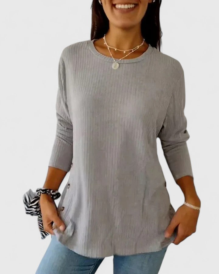 Emily & Isabella Brooks | Elegant Crew Top