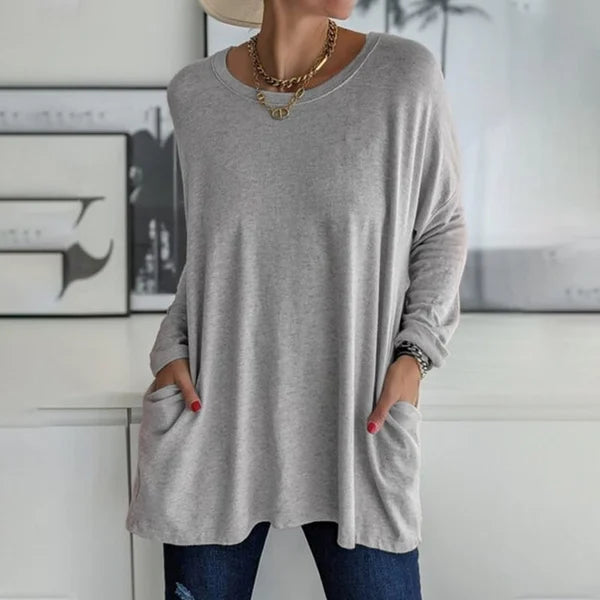 Emily & Isabella Brooks | Relaxed Long Sleeve Top