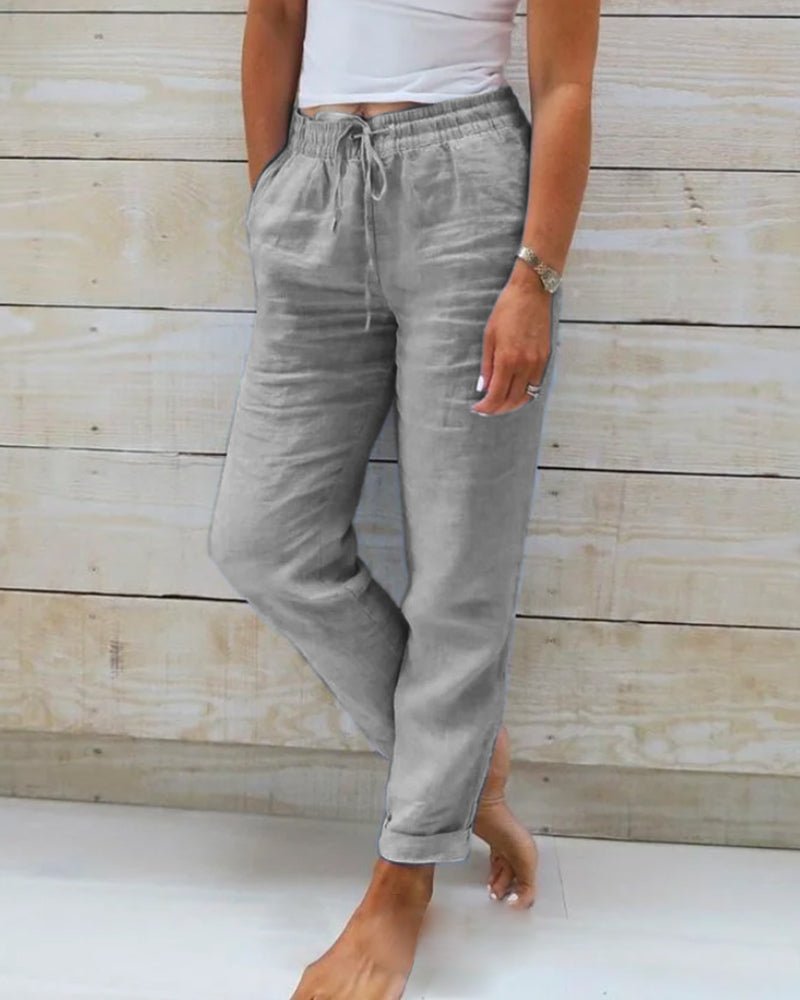 Emily & Isabella Brooks | Sleek Comfort Trousers