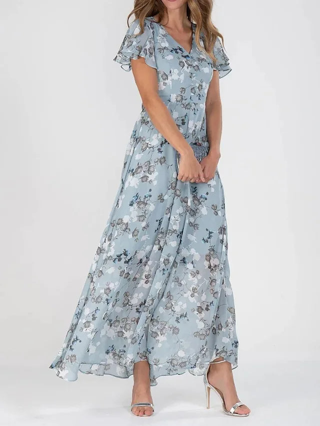 Emily & Isabella Brooks | Maxi Dress in Luxurious Fabric with Flattering Fit