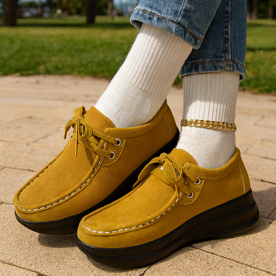 Emily & Isabella Brooks | Lace Up Shoes with Non Slip Sole
