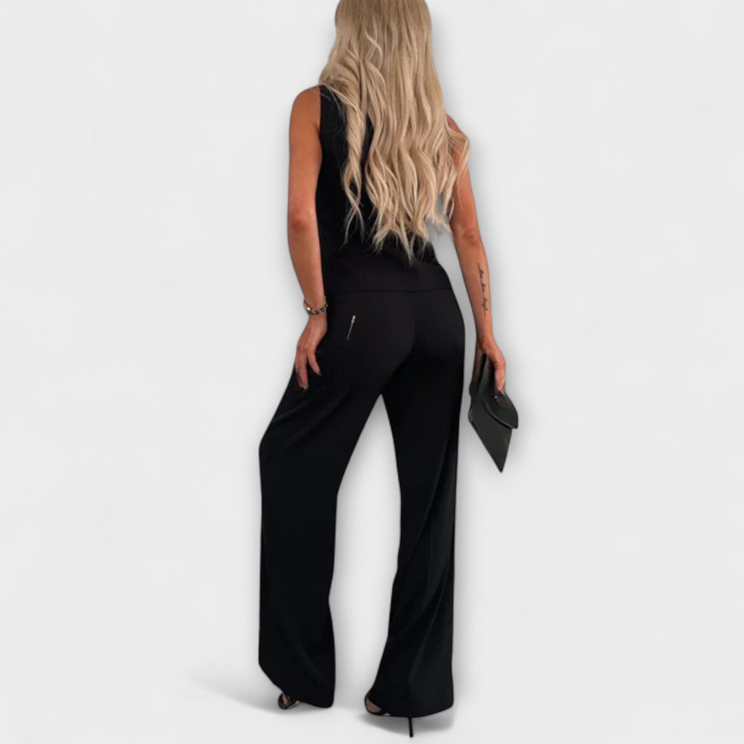 Emily & Isabella Brooks | Sleeveless Top and Pants Ensemble