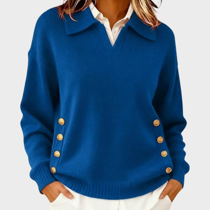 Emily & Isabella Brooks | Button Detail Sweater