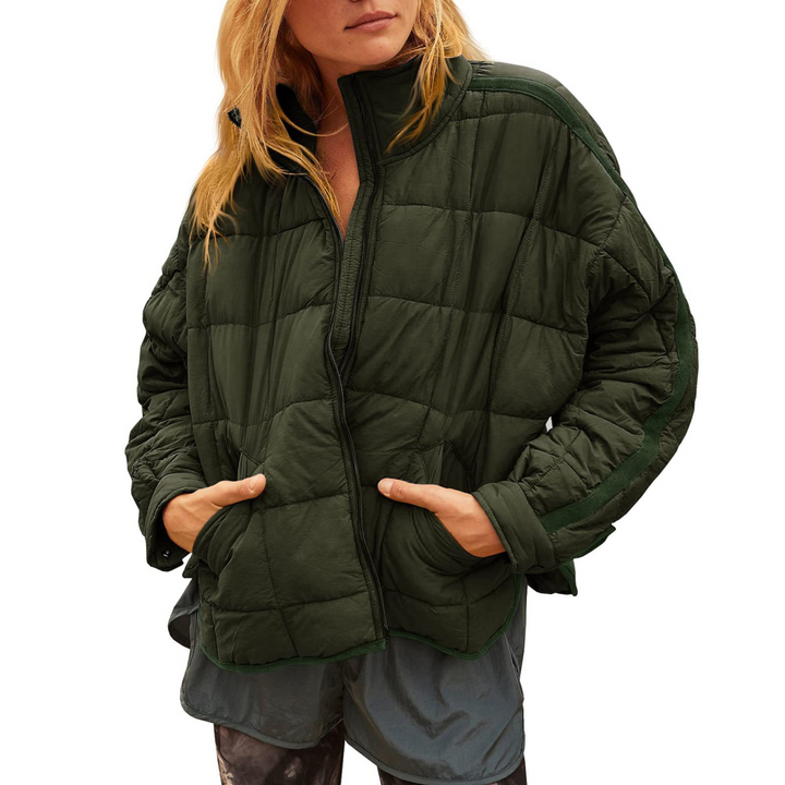 Emily & Isabella Brooks | Lightweight Compact Zip Puffer Jacket
