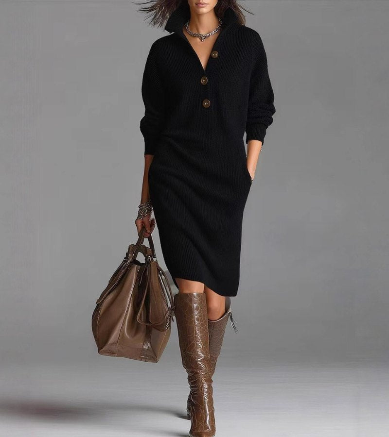Emily & Isabella Brooks | Warm Knit Dress