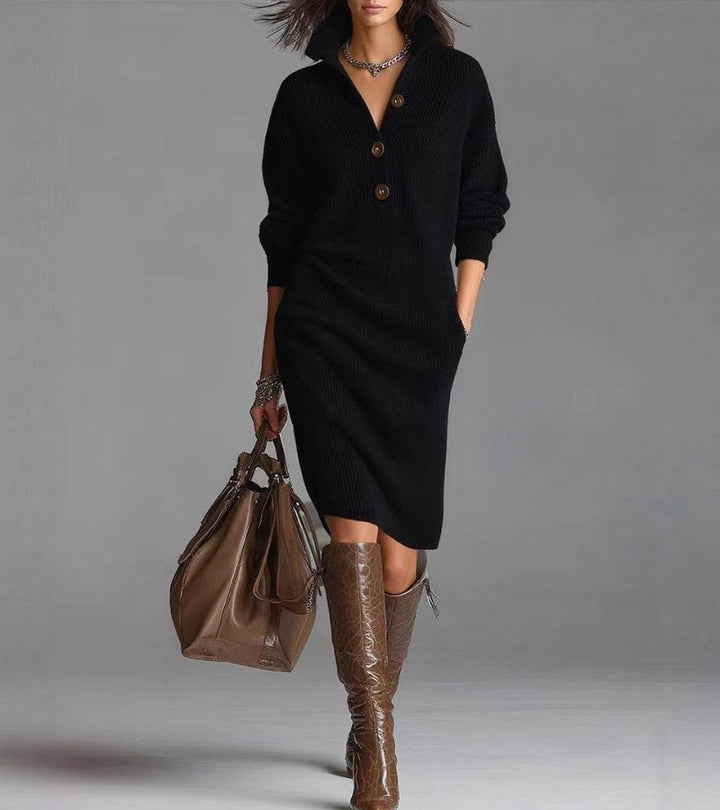 Emily & Isabella Brooks | Warm Knit Dress