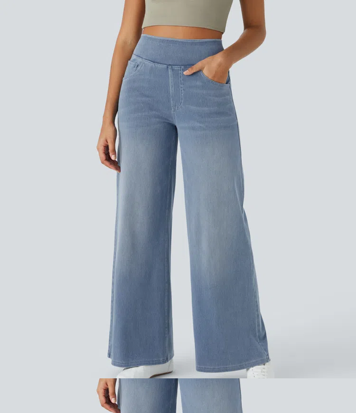 Emily & Isabella Brooks | Relaxed Fit Wide-Leg Jeans