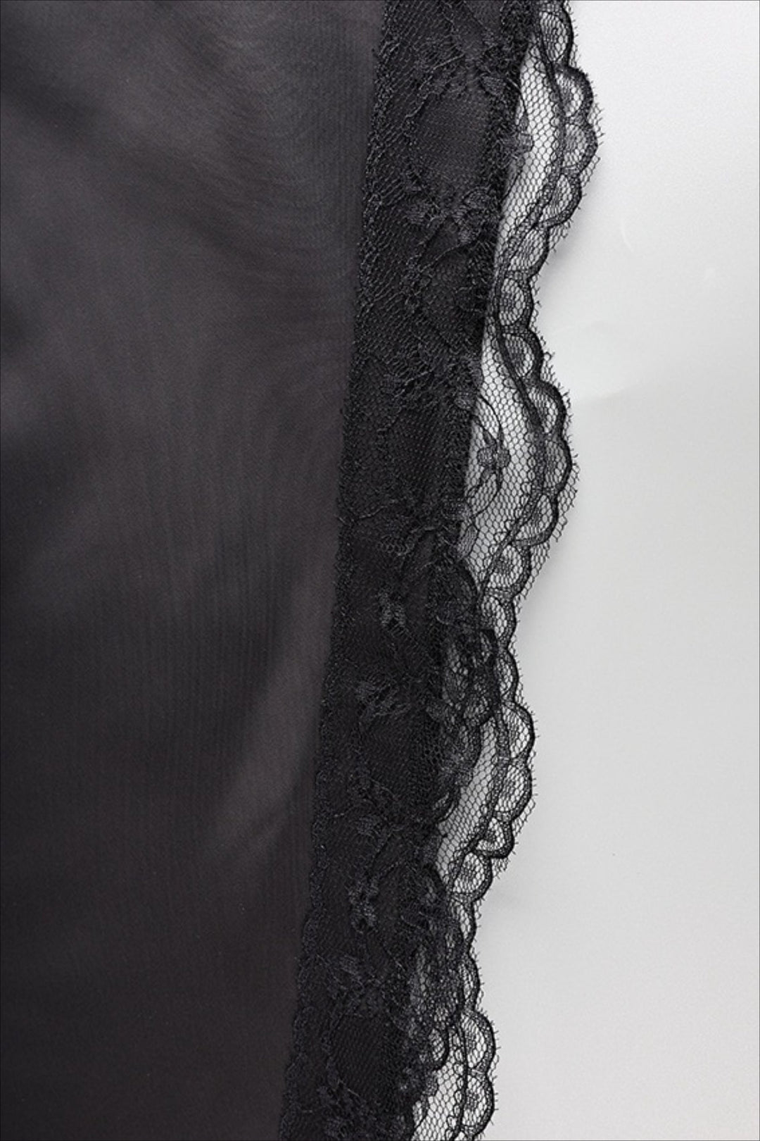 Emily & Isabella Brooks | High Waist Lace Panel Slit Mini Skirt