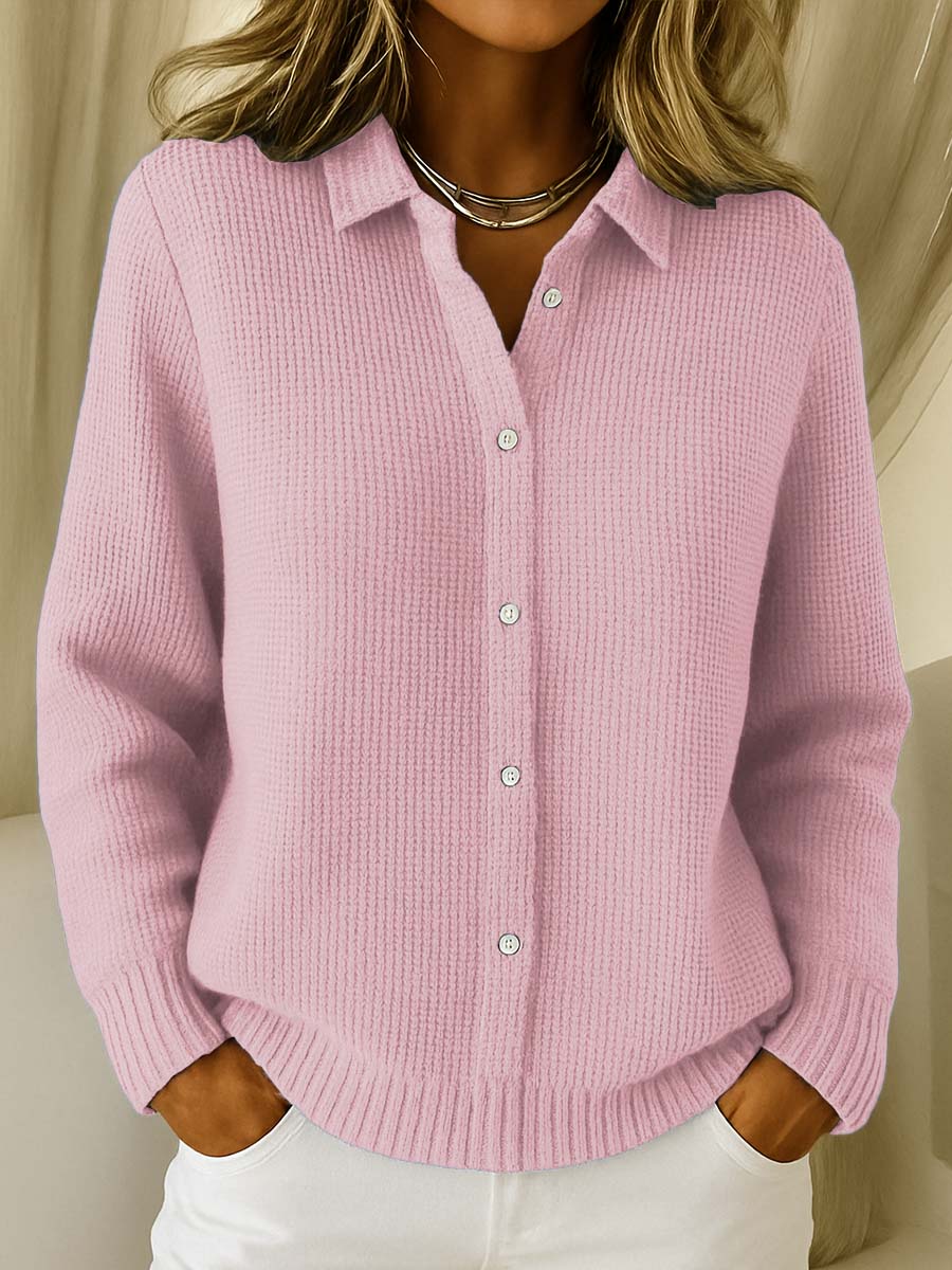 Emily & Isabella Brooks | Classic Knit Button Cardigan
