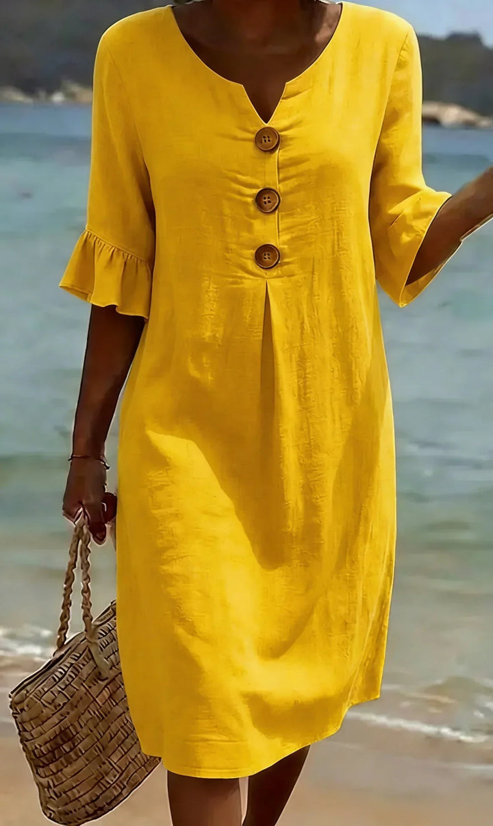 Emily & Isabella Brooks | Textured Long Sleeve Dress