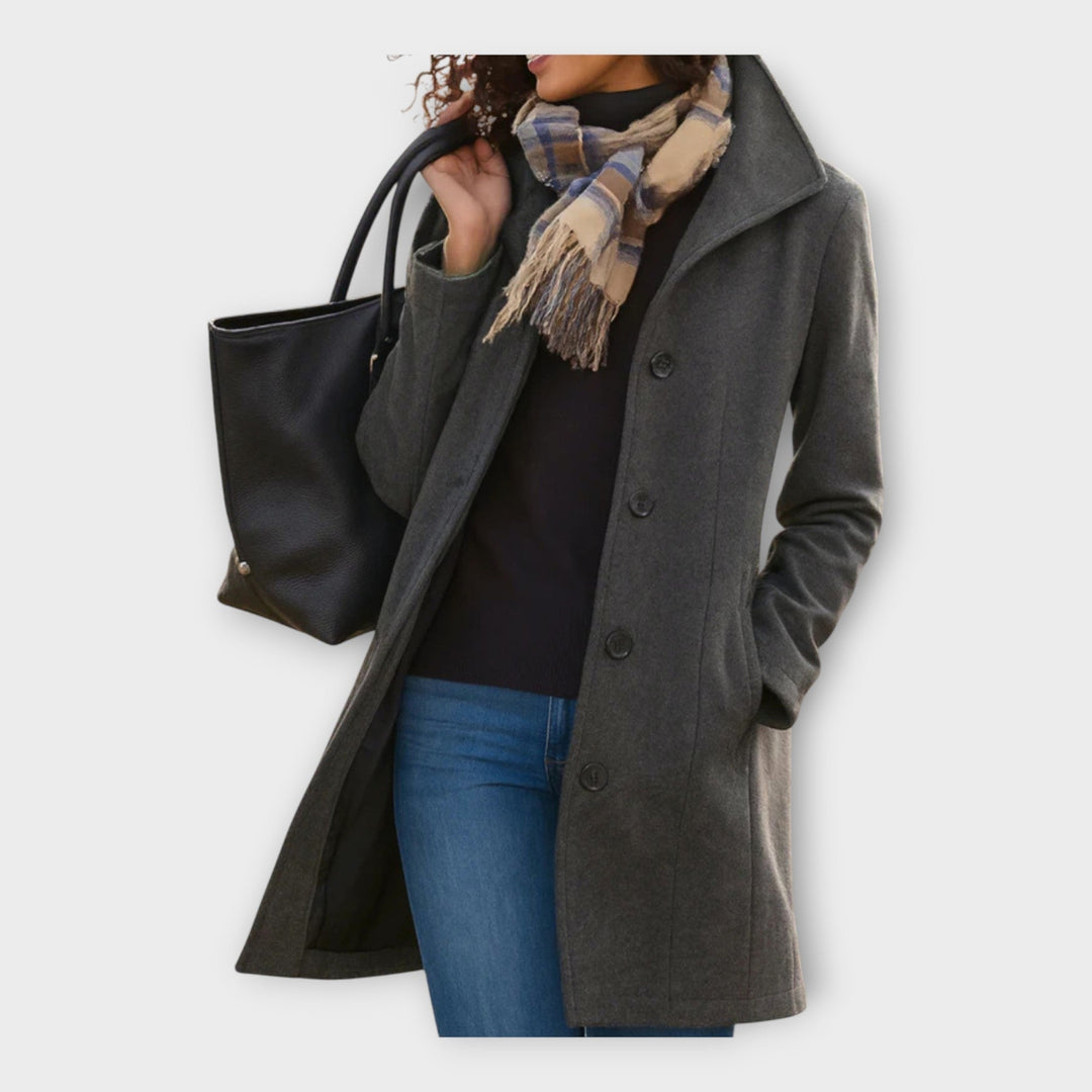 Emily & Isabella Brooks | Wool Coat with Buttons