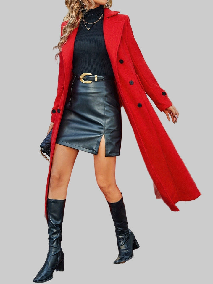 Emily & Isabella Brooks | Double-Breasted Wool Coat