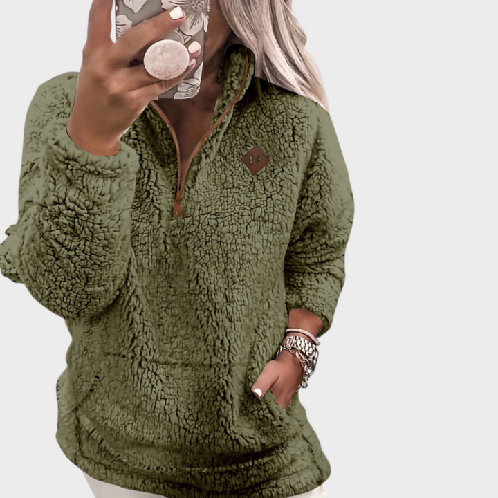 Emily & Isabella Brooks | Fleece-Lined Zip-Up Hoodie