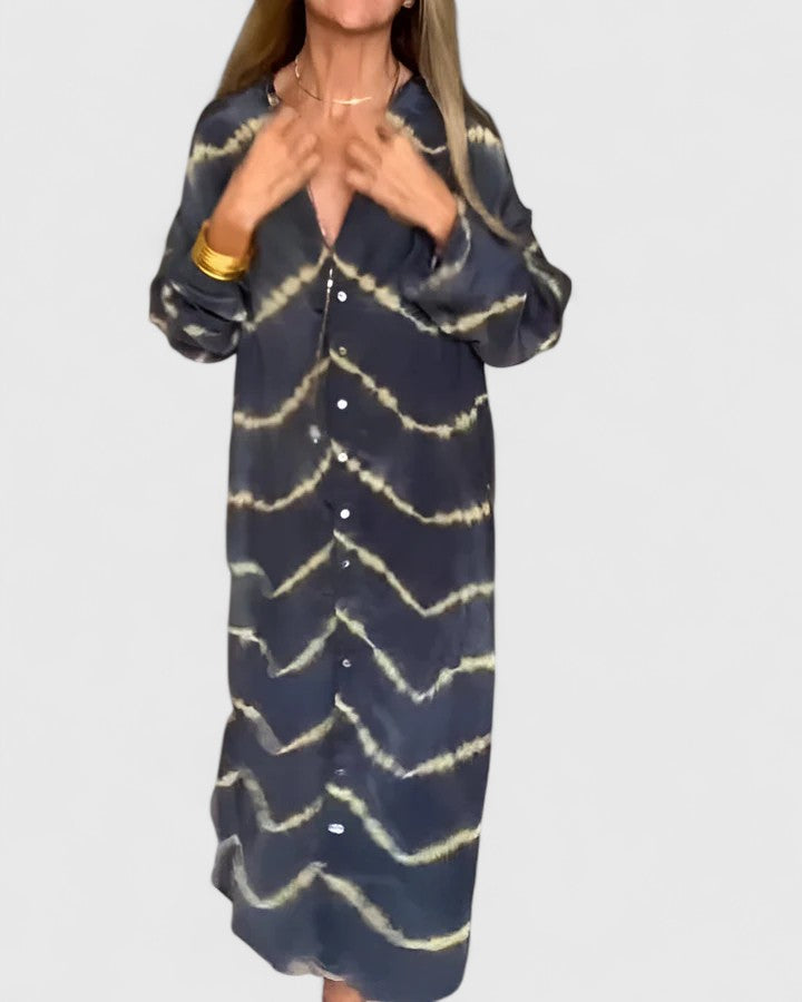 Emily & Isabella Brooks | Striped Maxi Dress