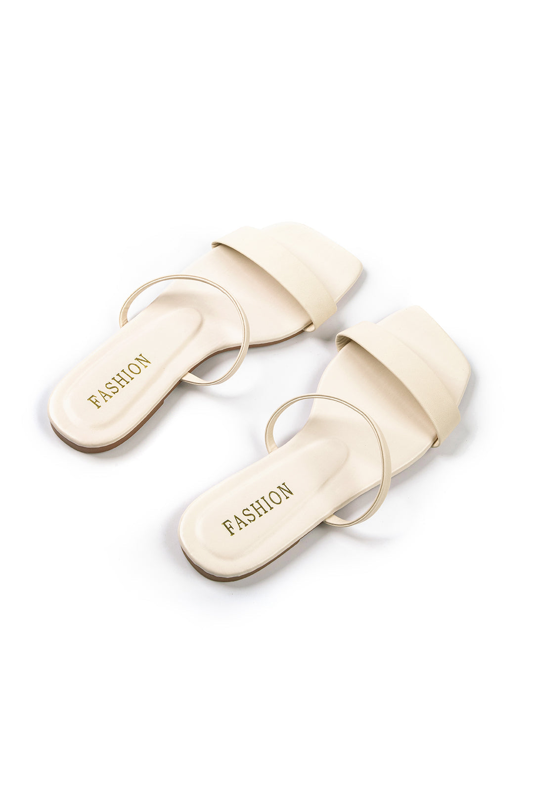 Emily & Isabella Brooks | Basic Flat Sandals, Square Toe