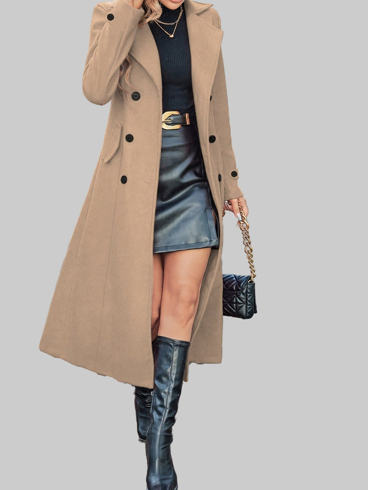 Emily & Isabella Brooks | Double-Breasted Wool Coat