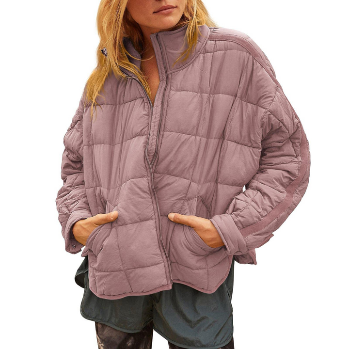Emily & Isabella Brooks | Lightweight Compact Zip Puffer Jacket