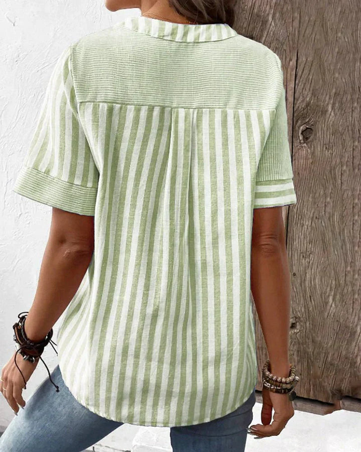 Emily & Isabella Brooks | Soft Striped Blouse