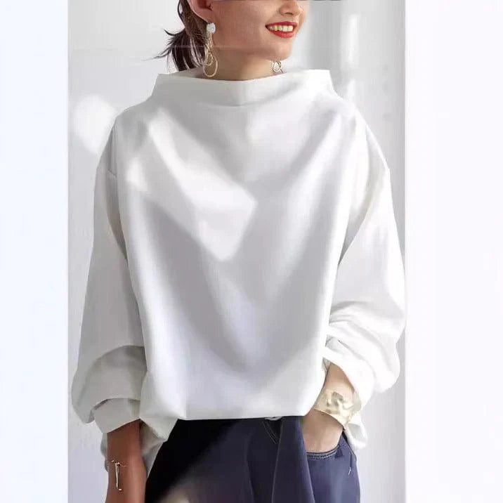 Emily & Isabella Brooks | High-Neck Casual Top