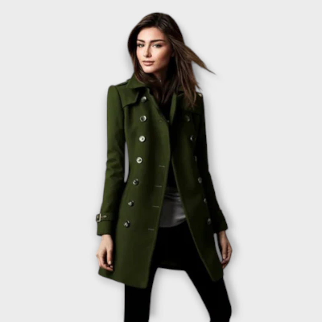 Emily & Isabella Brooks | Double Breasted Trench Coat