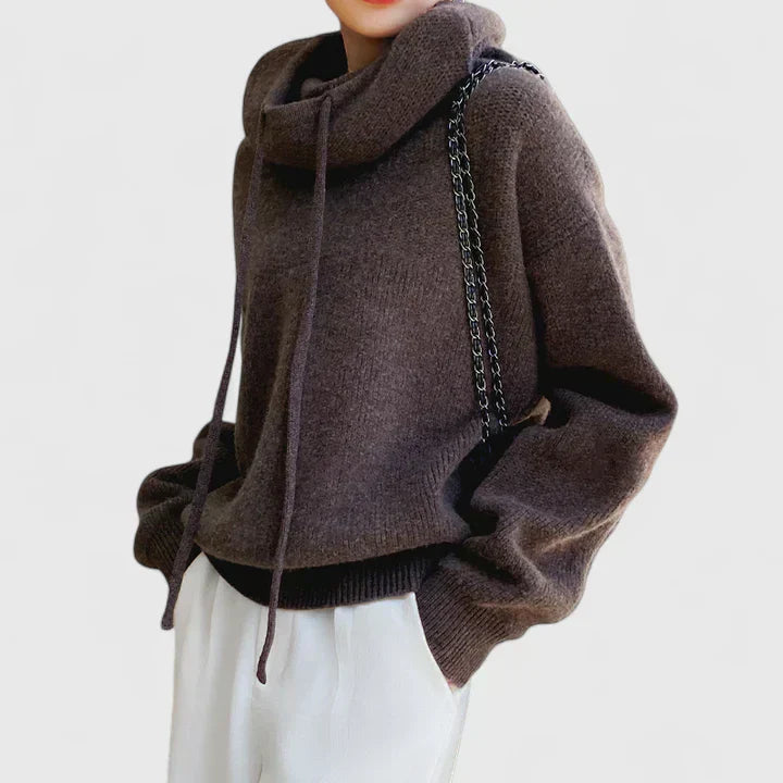 Emily & Isabella Brooks | Cozy Knit Hoodie