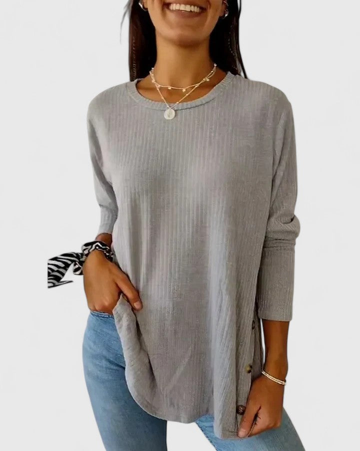 Emily & Isabella Brooks | Elegant Crew Top
